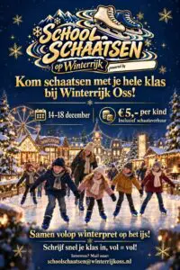 Schoolschaatsen Affiche